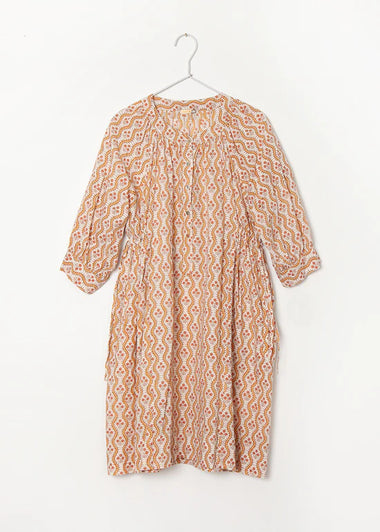 Mini Dress with Strings at Sides