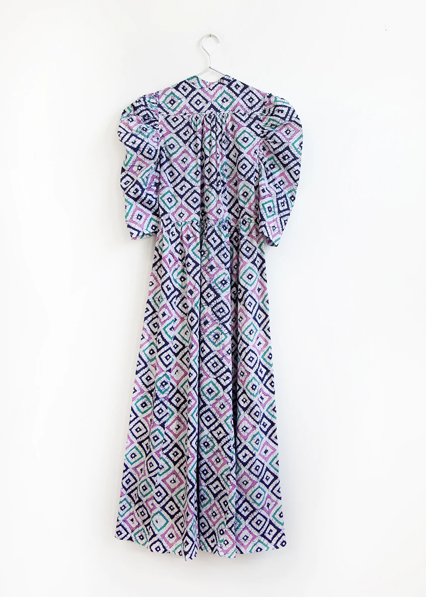 Load image into Gallery viewer, Vayu Diamond Maxi Dress Deep Blue - Dress
