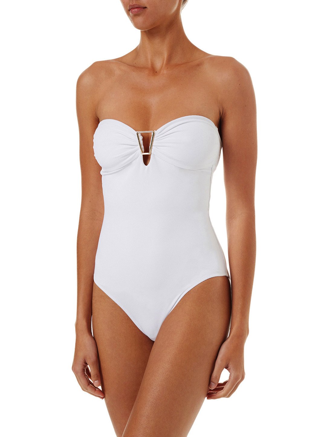 Melissa Odabash Argentina One Piece White Pique