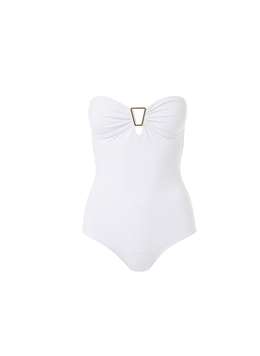 Melissa Odabash Argentina One Piece White Pique