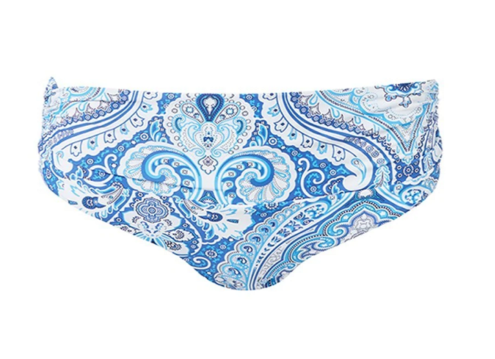Bel Air Bikini Bottom Paisley Blue