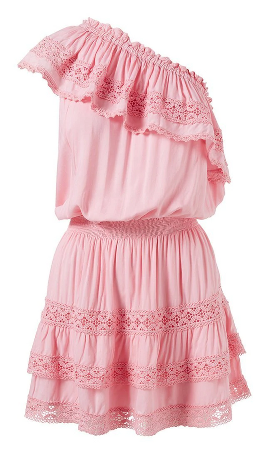 Load image into Gallery viewer, Debbie Dress Blush
