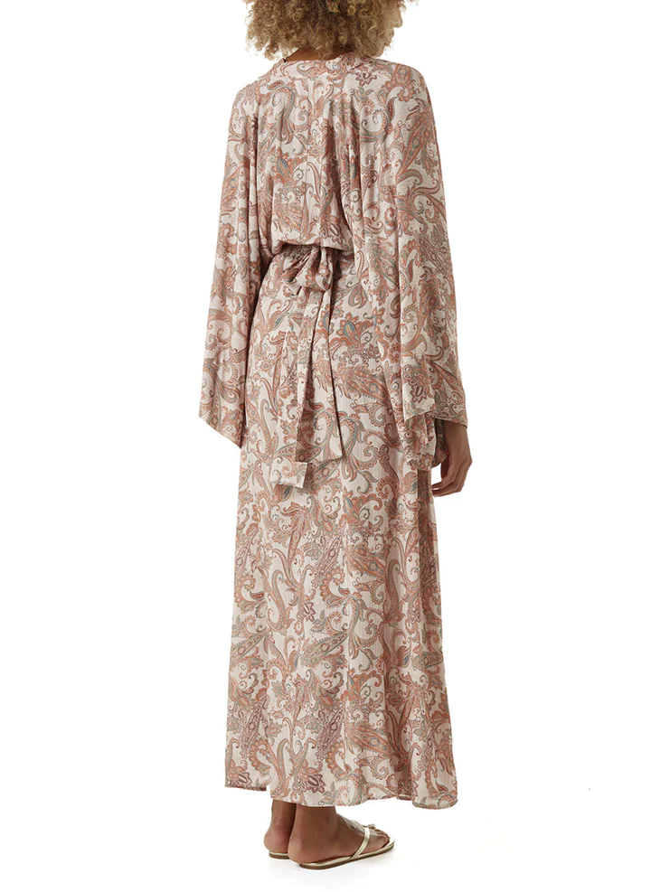 Load image into Gallery viewer, Beach Kaftan Dress with Print
