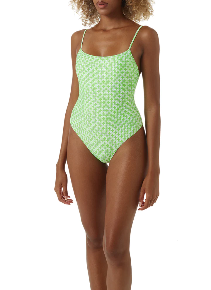 One Piece Swimsuit with Adjustable Straps
