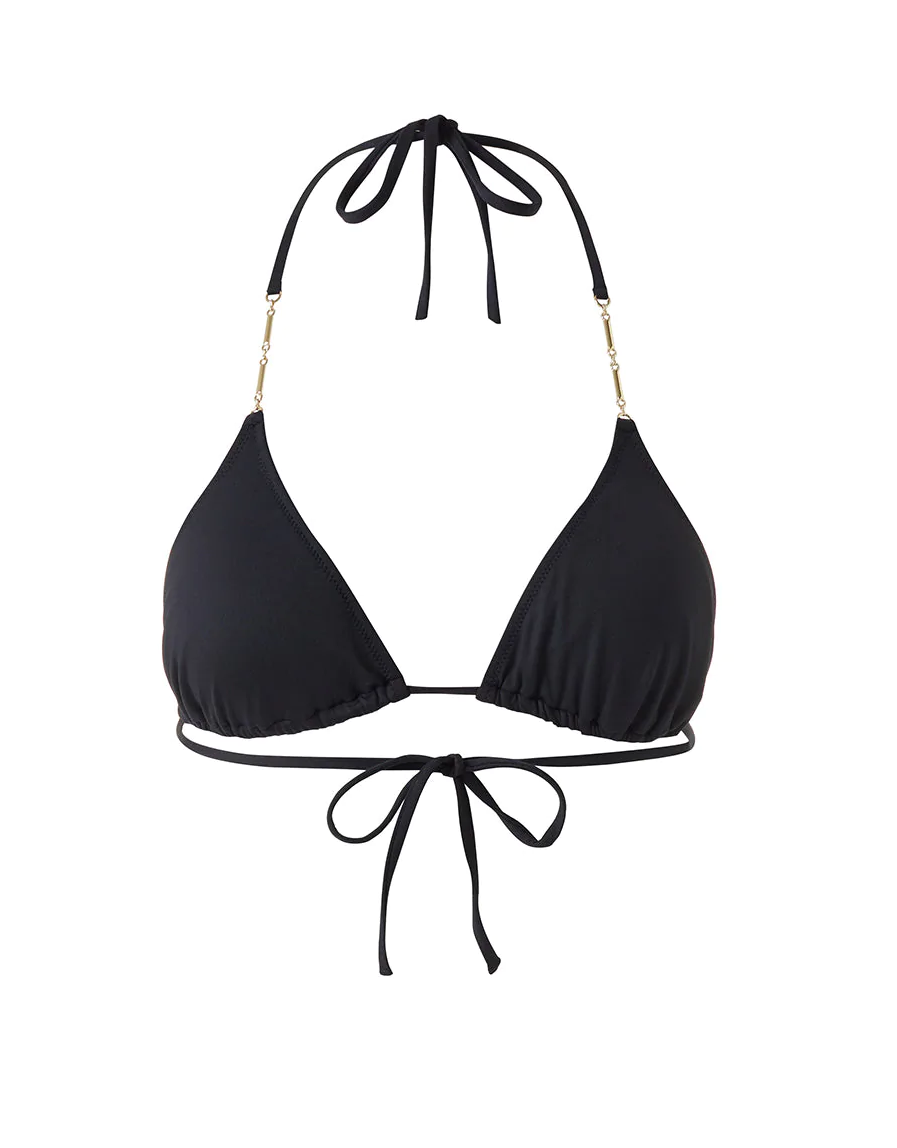 Load image into Gallery viewer, Womens Black Bikini Top 
