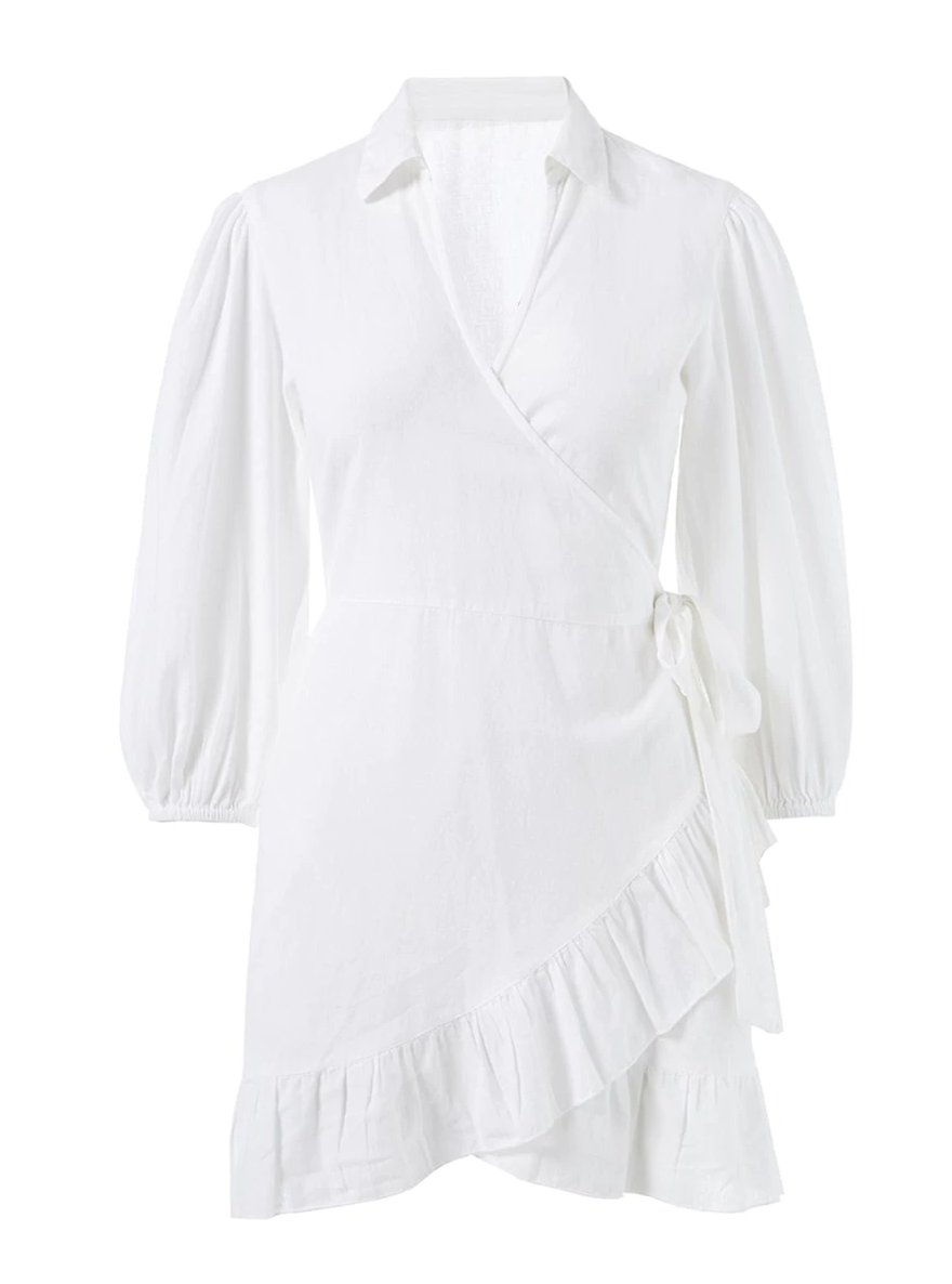 Load image into Gallery viewer, Paige White Dress - Dress
