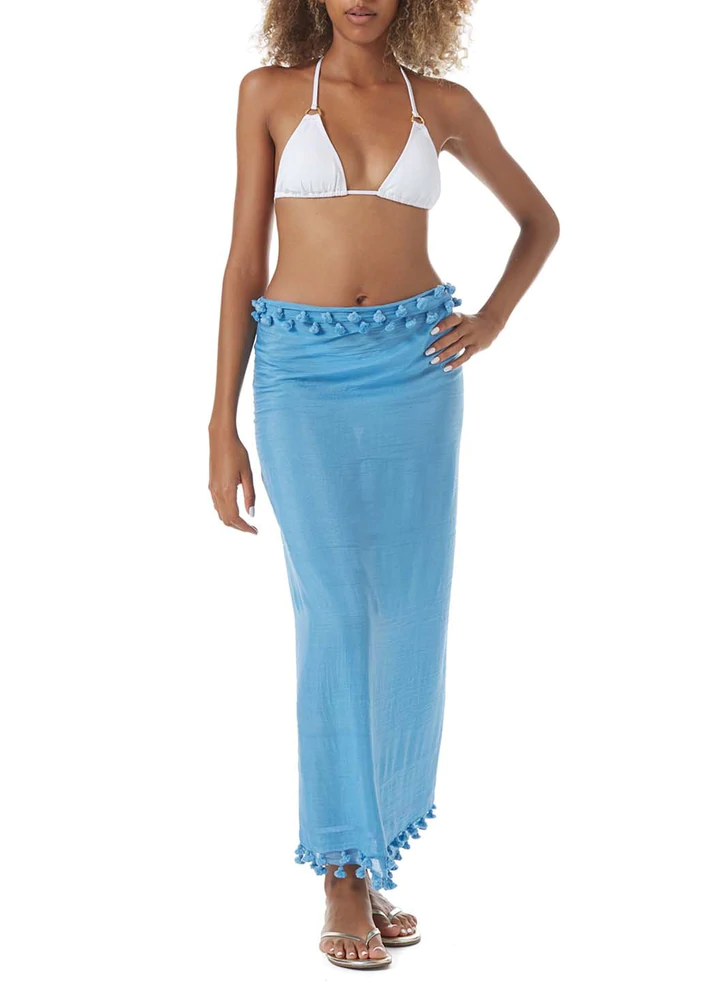 Load image into Gallery viewer, Pareo Blue - ONE SIZE - Sarong
