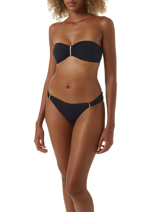 Black Strapless Bikini Top