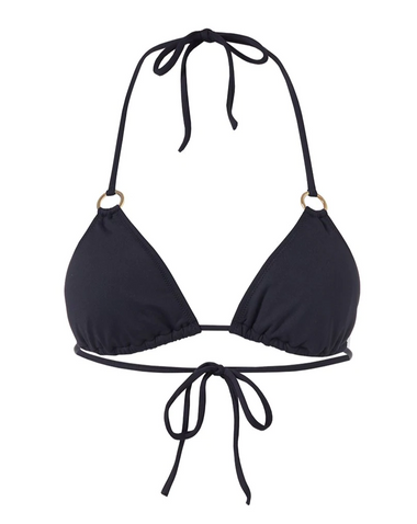 St Barts Black Bikini Top - Bikini Top