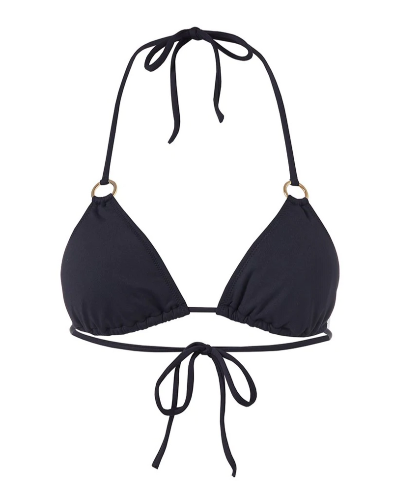 St Barts Black Bikini Top