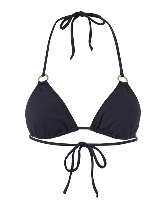St Barts Black Bikini Top