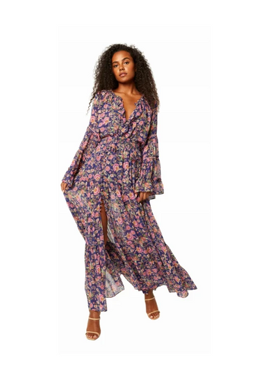 Martina Skirt Falaise Floral Navy - Skirt