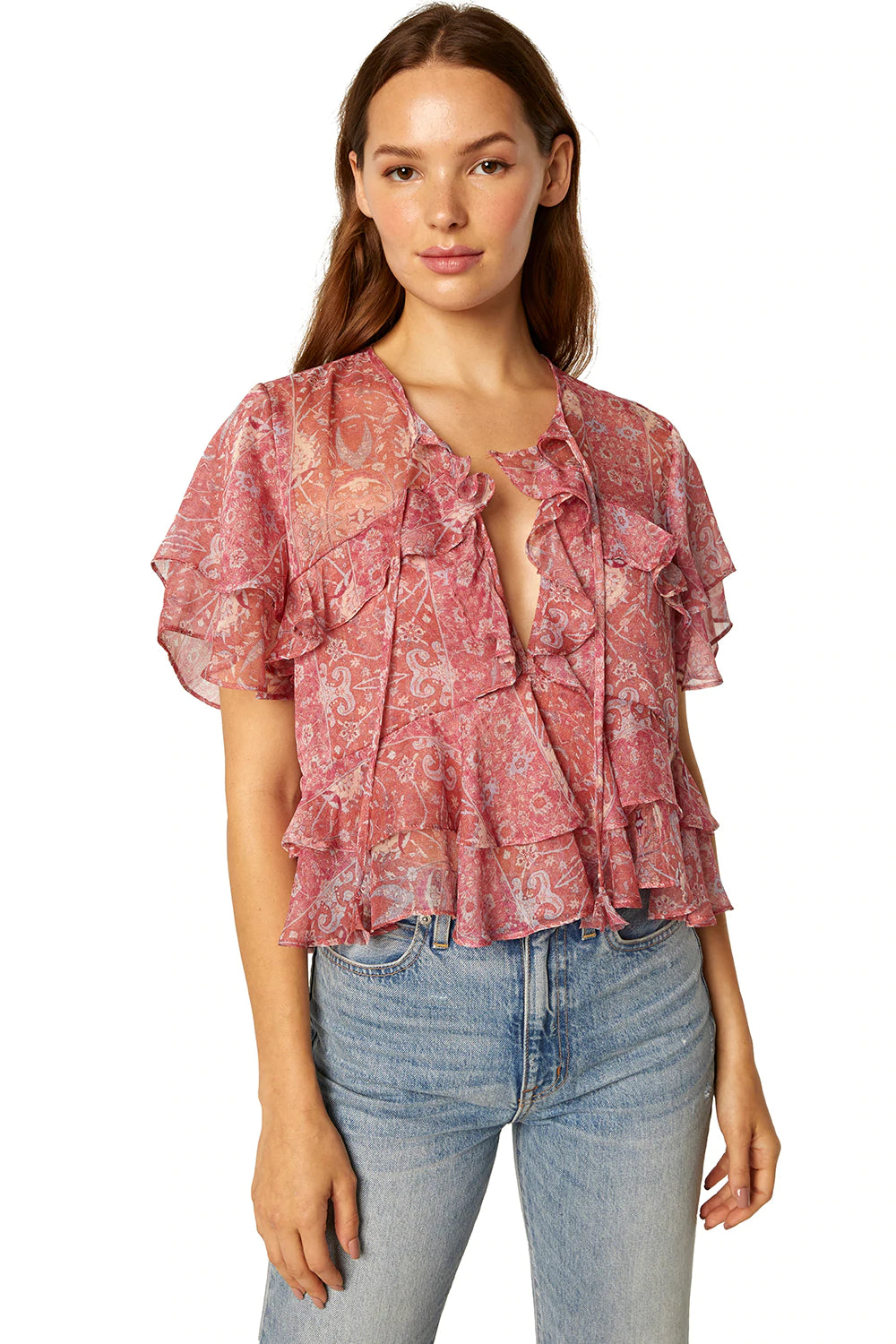 Load image into Gallery viewer, Raziela Top Washed Rose Lilac - Top
