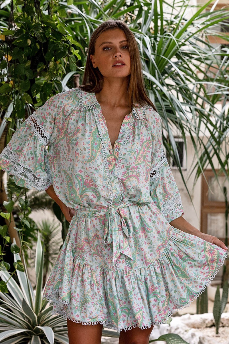 Load image into Gallery viewer, Lace Inset Dress
