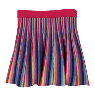 Mini Skirt with Metallic Finish