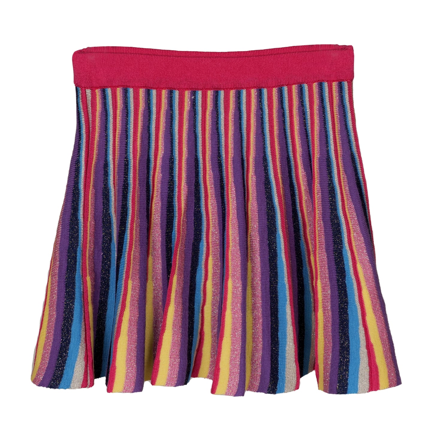 Load image into Gallery viewer, Multicolour Striped Skirt for Girls 
