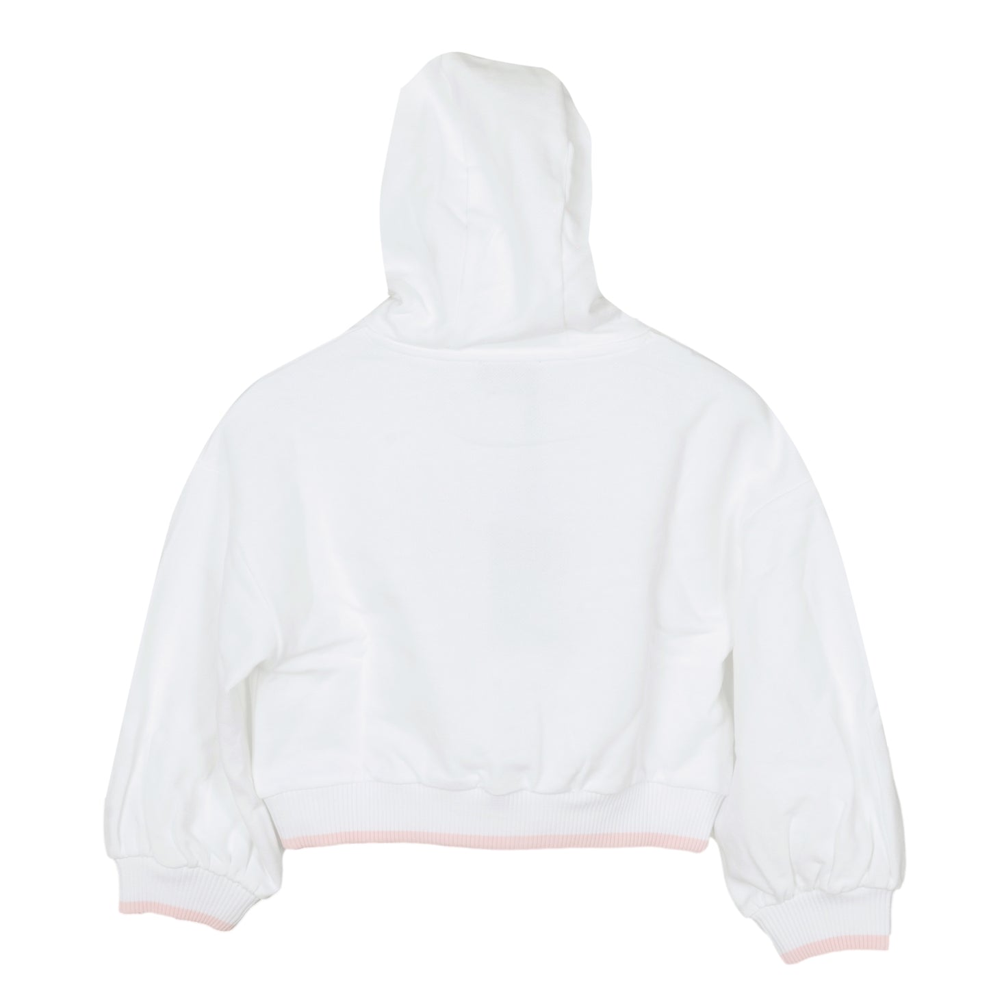 Load image into Gallery viewer, Girls Cropped Sweatshirt in White - Girls Top
