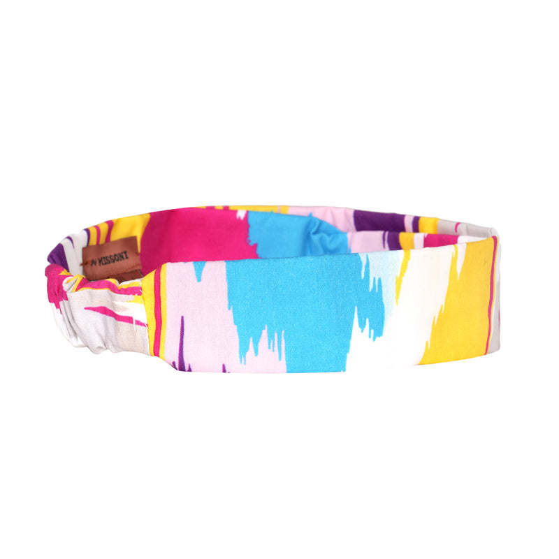 Printed Poplin Headband For Girls