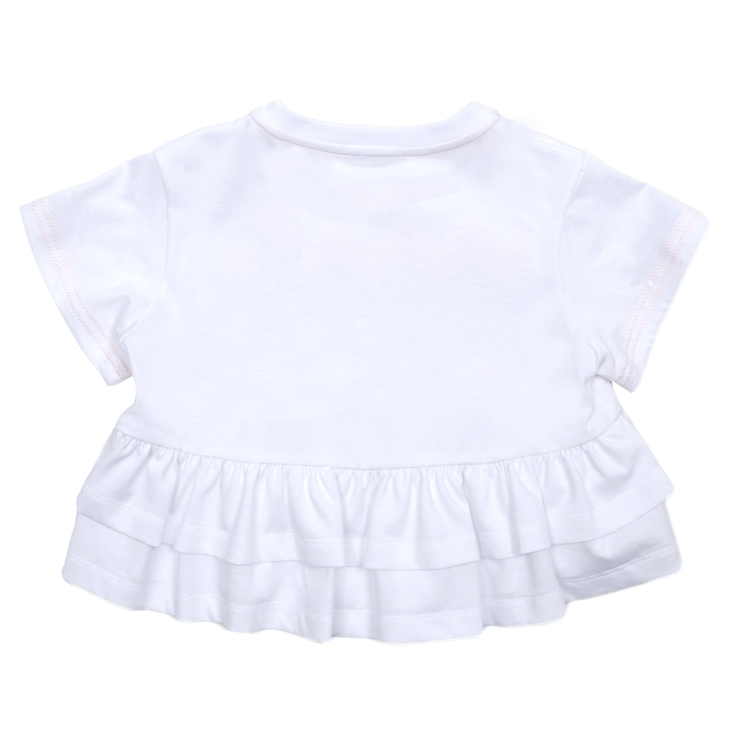 MIssoni Kids White T Shirt for Girls