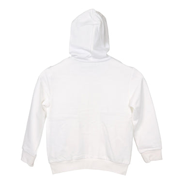 Missoni Kids White Sweater with Hoodie