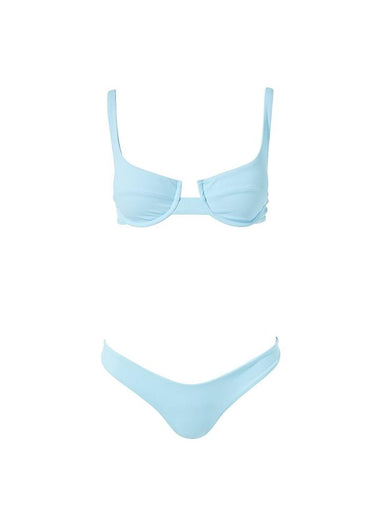 Montreal Sky Rib Bikini Top - Bikini Top
