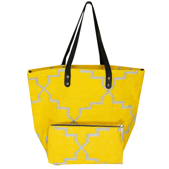 Load image into Gallery viewer, Yellow Accessories Pouch
