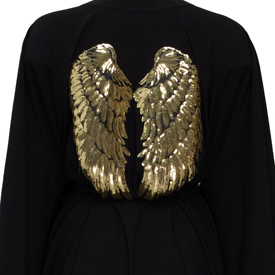 Gold Angel Black