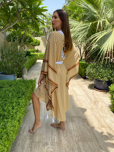 Kimono Beach Cover Up - Kaftan