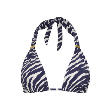 Printed Bikini Top with Naia Gold Detailing