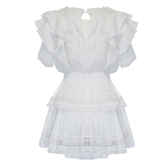 Dress White Cotton