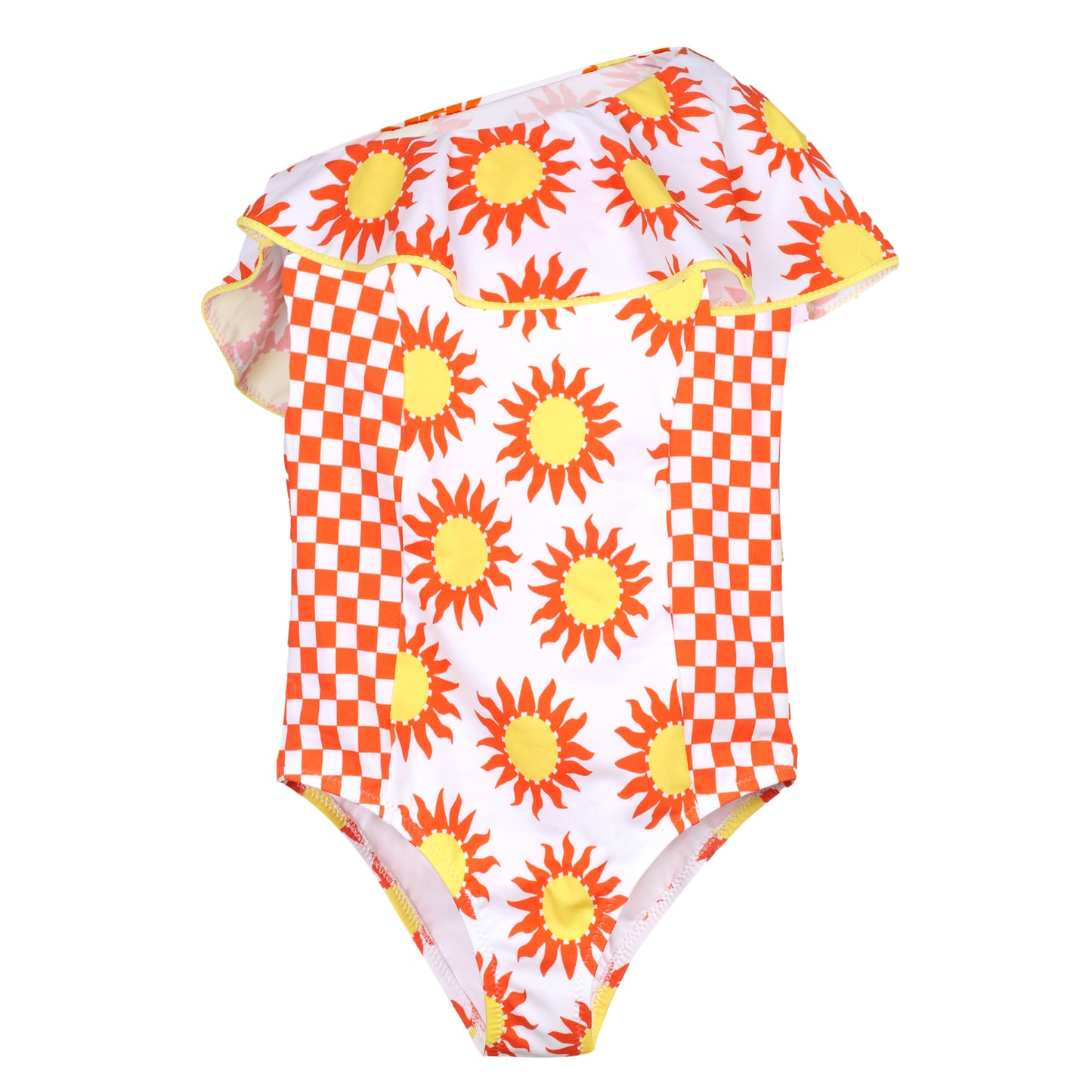 Sun Printed Swimsuit for Girls