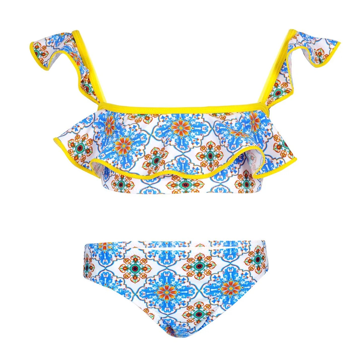 Load image into Gallery viewer, Nessi Byrd Kids Bikini With Floral Print
