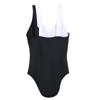 Black/White One Piece Swimsuit