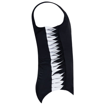 Black Cut Out One Piece Swimsuit