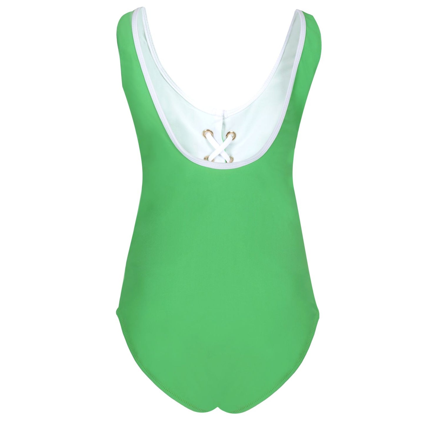 Load image into Gallery viewer, U Cut Back Girls Eyelet Swimsuit
