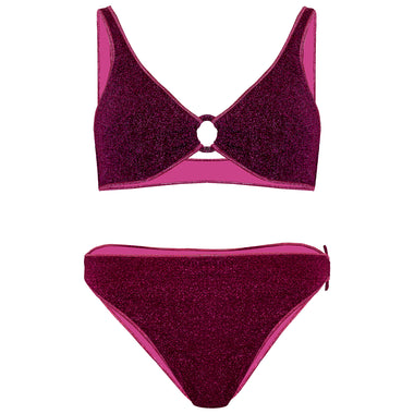 Lumiere Ring Sporty ’90 Bottom Dark Fuchsia - Bikini