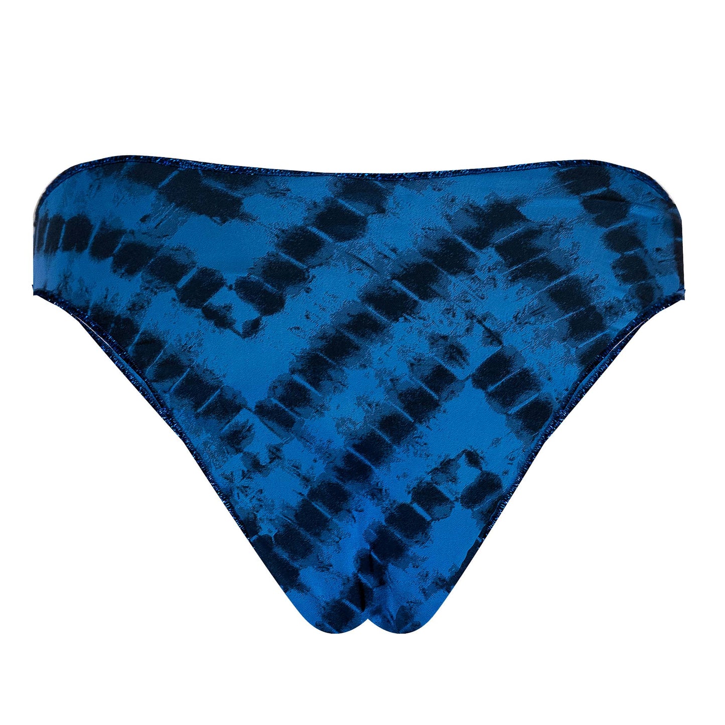 Load image into Gallery viewer, Safari Bra With 90’S Bottom Blue - Bikini
