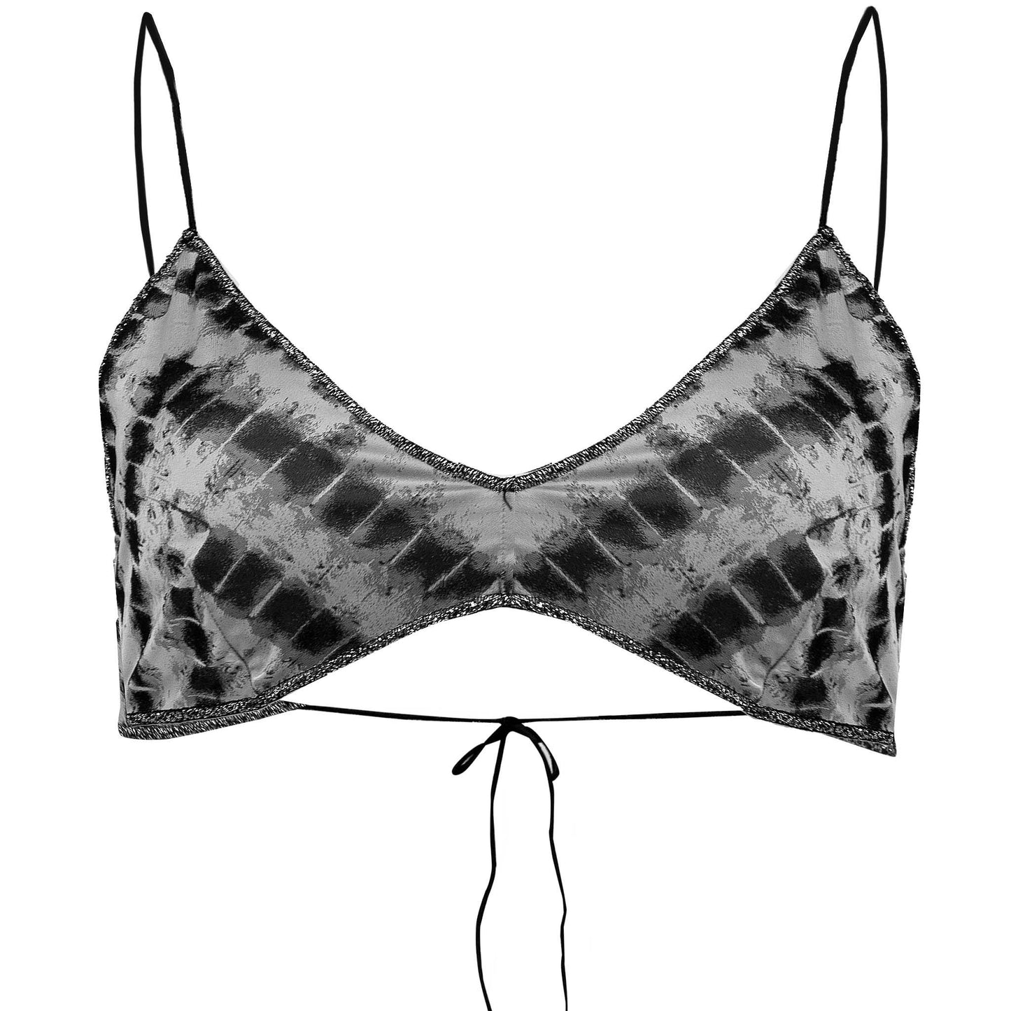 Safari Bra With 90'S Bottom Silver