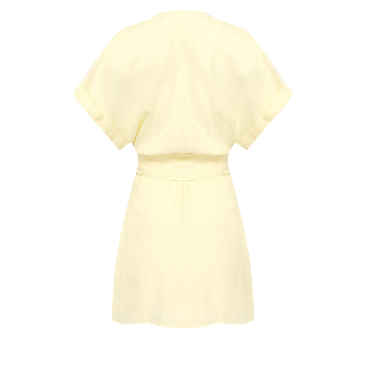 Patina Wrap Dress Butter Almond