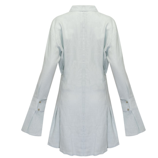 Mila Shirt Dress Pale Blue