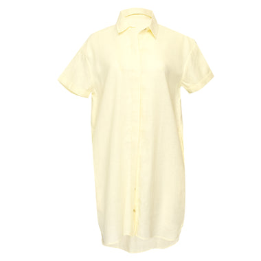 Sun Shirt Dress Long Butter Almond - Dress