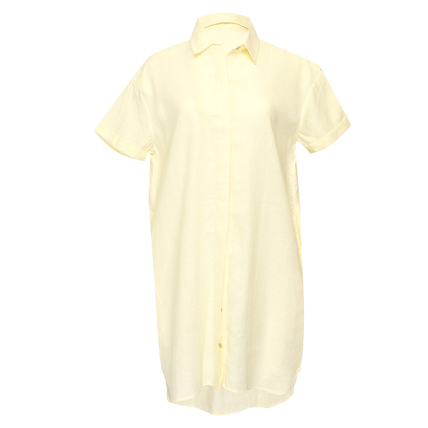 Load image into Gallery viewer, Sun Shirt Dress Long Butter Almond - Dress
