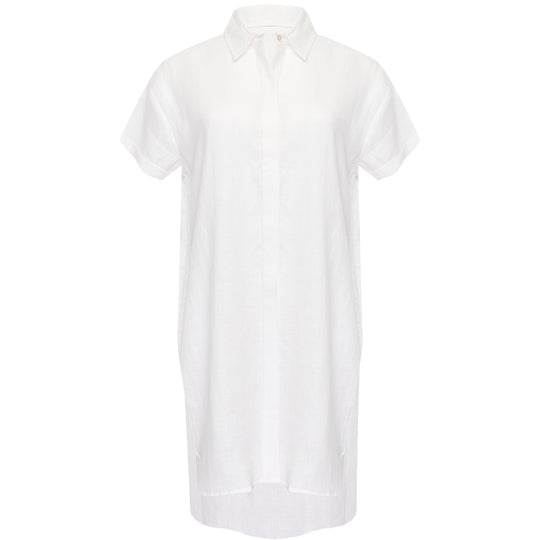 Sun Shirt Dress Long Off White