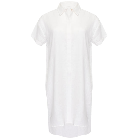Sun Shirt Dress Long Off White