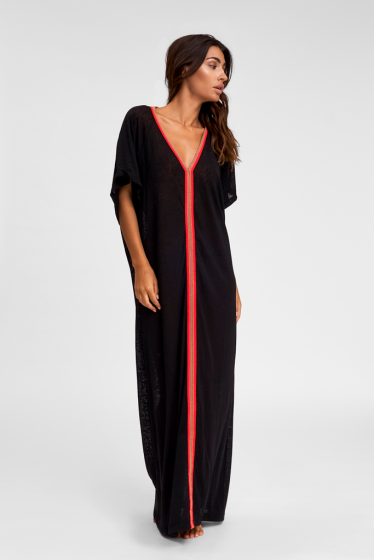 Load image into Gallery viewer, Pitusa Inca Abaya Black - Cover Up
