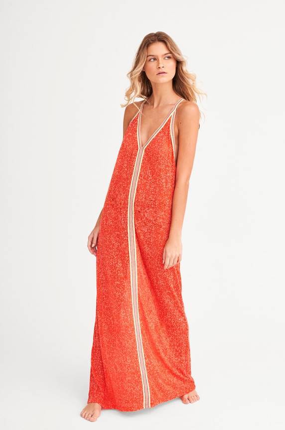 Orange cover deals up dress
