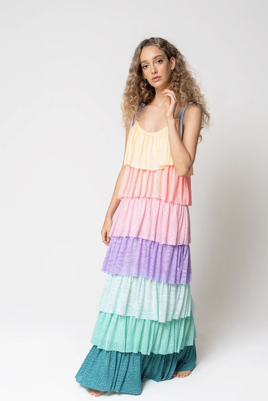 Load image into Gallery viewer, Model wearing Pastel Maxi Dress by Pitusa
