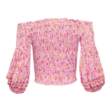 Top Ariel Smoched Pink Clary - Top