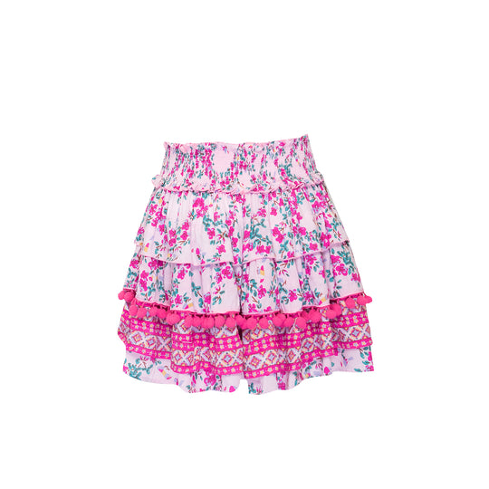 Ariel Mini Skirt Kids Pink Kookoo Bird