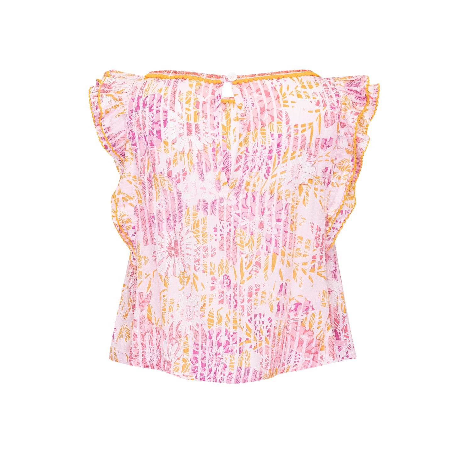Load image into Gallery viewer, Kids Amber Top Pink Marigold - Top
